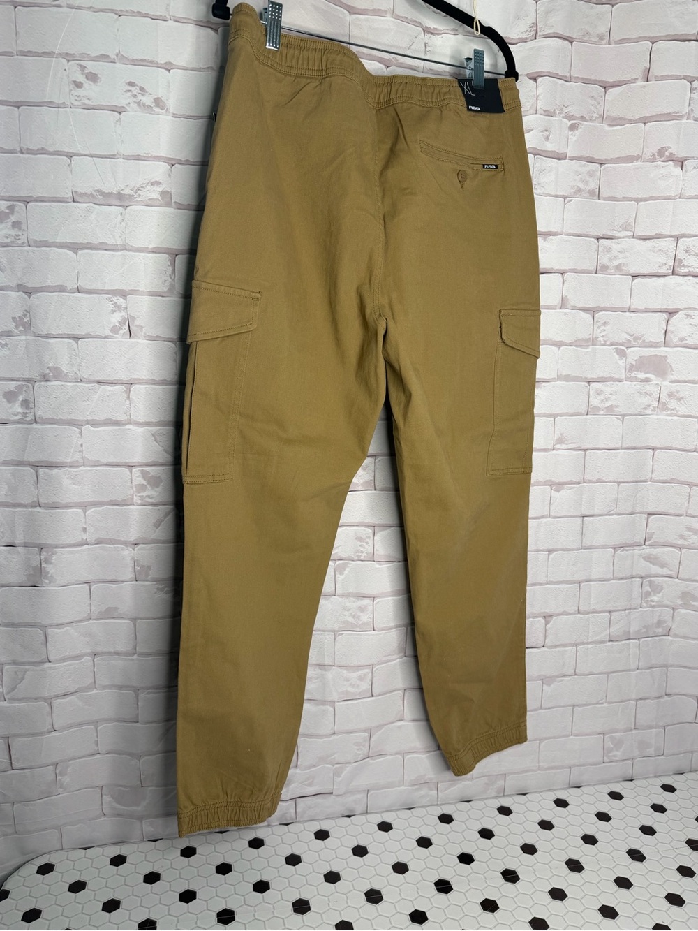 RSQ Men’s Cargo Jogger Pants Tan XL Streetwear Utility Style NWT - Picture 5 of 9